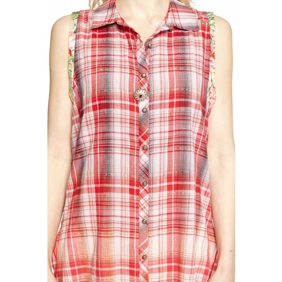 Aratta I Can't Resist Tunic Dress • Small • Reg $202 • Embroidered • Split Sides - Picture 5 of 9